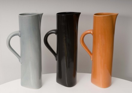 Cuba Jugs ash grey, black, orange