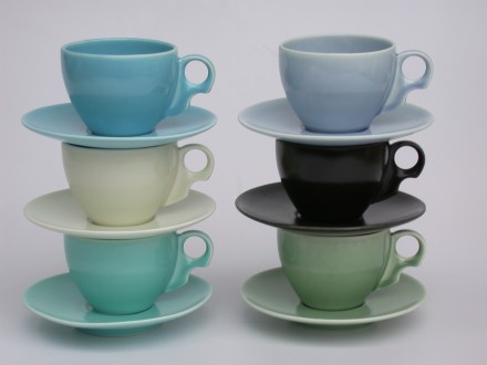 Cups and Saucers Six