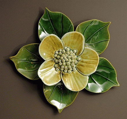 Ribbonwood flower soda green sand with soda green heart leaves