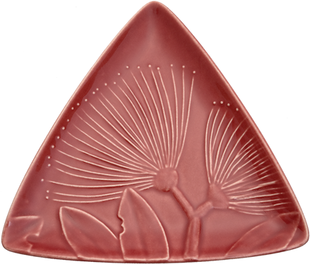 Triangle plate Pohutukawa