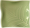 Wavy Silver Fern Plate