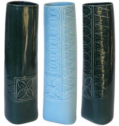 Tapa Vases three