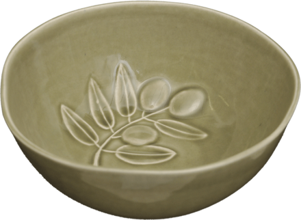 Olive-Freehand small bowl
