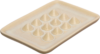 Soap dish with bumps