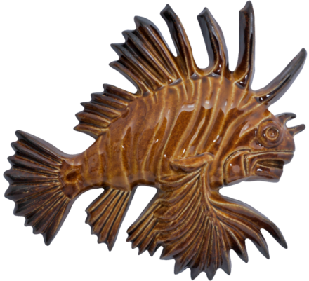 Wall Lion Fish